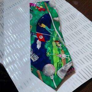 Nicole Miller vintage 1993 golf tie
